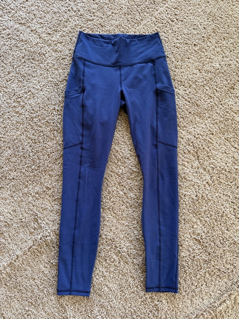 Fabletics Indigo Blue High-Waist Pocket Leggings Small